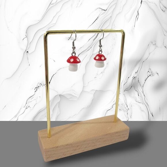 🍄‍🟫Mushroom Earrings🍄‍🟫(2-A018-C)-Jewelry for Women - Picture 4 of 6